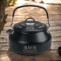 Tetera de 0,8 litros, olla ultra de acero inoxidable 304, VIES para exteriores y cafetera ligera para acampar - details 4
