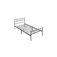 Cama de Metal Moderno con Marco Tamaño Individual/Doble Diseño Youth Somier Blanco - details 8