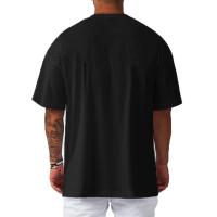 Camiseta holgada de media manga para hombre, ropa deportiva informal para gimnasio, culturismo, Fitness, malla de secado rápido, Verano - details 2