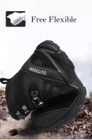 Botas de entrenamiento de combate tácticas para hombre, zapatos de senderismo de respuesta rápida antidesgaste para acampar al aire libre, zapatillas de pesca y caza - details 6
