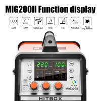Soldadora MIG HITBOX 200A 4 en 1 LCD Antiadherente MMA/Gas MIG sin Gas/LIFT TIG Compatible con Pistola de Carrete Máquina de Soldar Portátil para el Hogar 220V - details 3