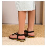 Sandalias de Mujer Bohemias Tejidas 2025 Suela Plana Tallas 36-44 Estilo Veraniego Casual para Playa y Ciudad - details 10