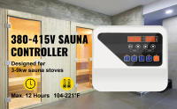 SucceBuy Controlador de calentador de sauna externo 3KW-9KW Unidad de control de temperatura de tiempo 104-221 ℉   Estufa de sauna - details 0