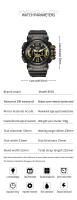 Relojes deportivos digitales LED de estilo informal, reloj electrónico de moda, de cuarzo multifunción, resistente al agua hasta 50M - details 5