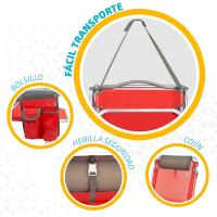 Sillas Plegables de Playa Paquete de 2 Multiposición Jardín, Terraca, Camping Diseño Beige - details 10