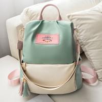 Nueva Mochila De Hombro Para Mujer De Alta Calidad Gran Capacidad De Oxford Saco Tote Color Mochila De Mujer Tipo De Mochila Suave Con Bolsillo Interior Para Teléfono Móvil Y Cierre De Cremallera - details 7