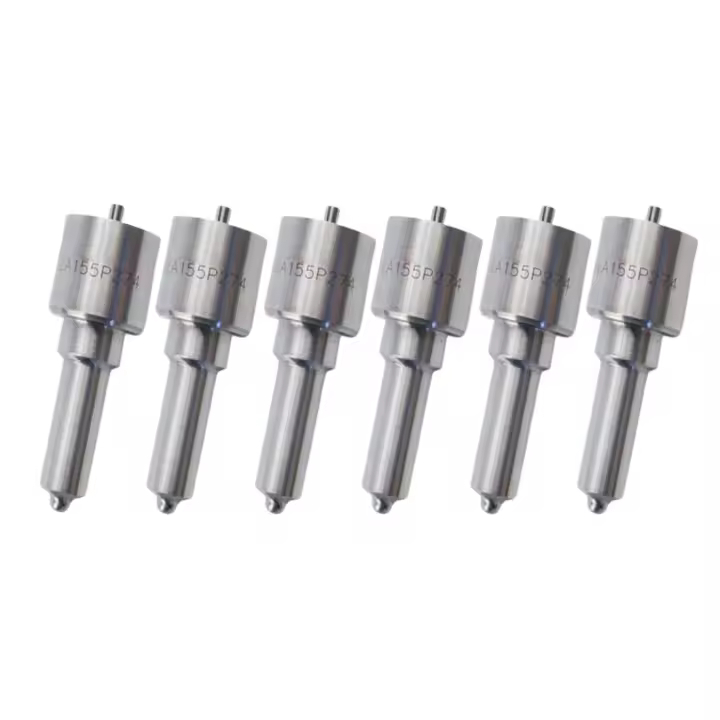6 piezas Boquilla de inyección DLLA155P274 Accesorios para automóviles compatibles con Komatsu / Hyundai 4BT 6BT - 1