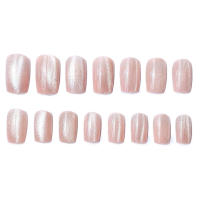 Uñas postizas de Color rosa, Kit de manicura en casa, 24 piezas - details 7