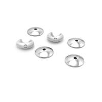 20 piezas 3MM 4MM 6MM 8MM 10MM 12MM 18K Color oro latón cuentas brillantes tapas suministros de joyería de alta calidad accesorios - details 12