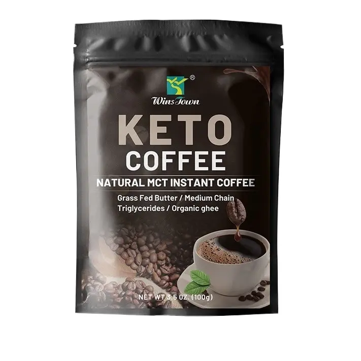 KETO natural mct café instantáneo manteca de ghee alimentada con pasto - 1