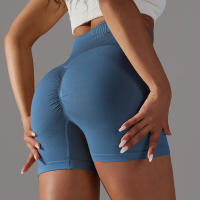 Pantalones cortos de yoga para mujer, pantalones cortos Fiess para correr, ciclismo, transpirables, cintura alta, entrenamiento, gimnasio, verano - details 62