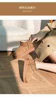 Nuevo invierno de lana-cuero zapatos de algodón de aumento integrados botas de cuero genuino botas de nieve cálidas y esponjosas - details 12