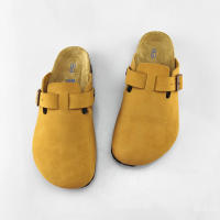 Zapatillas de Cuero Suave Antideslizante Zapatos de Playa para Hombres y Mujeres en Verano - details 12