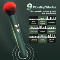 Mini vibrador portátil de punto g para masajeador vaginal, masturbación femenina, estimulador de clítoris anal, cepillo de maquillaje, diseño de juguete sexual - details 2