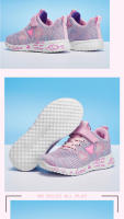 Zapatos informales a la moda para niñas, zapatillas transpirables de malla ligera para niños, Tenis de verano para niños, bonitos zapatos deportivos para correr con dibujos animados - details 13