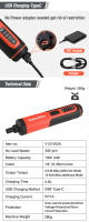 Destornillador eléctrico ValueMax de 3.6V, 5.4Nm con 24 accesorios, luz LED, indicador de batería y cargador, bricolaje profesional - details 4