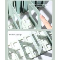 Sujetalibros desmontables ajustables, divisores antideslizantes, soporte para libros de escritorio, ahorro de espacio, soporte Vertical anticaída para libros en el aula - details 2