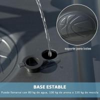 Canasta de Baloncesto Portátil con Ruedas Altura Ajustable Aro de Baloncesto - details 3