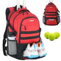 Tennis Bag Backpack 2 Rackets with Ventilated Shoe Compartment,for Pickleball,Basketball, Badminton, Soccer,men and women professional badminton racket bag large capacity multi-function shoe bag separated - details 6