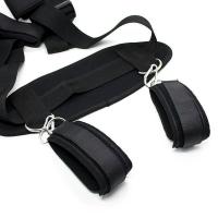 Juego de Bondage BDSM sin vibrador, Juguetes sexuales eróticos de esclavo para mujeres y parejas, ataduras abiertas de piernas, esposas de cuello, correas de tobillo, tienda - details 1