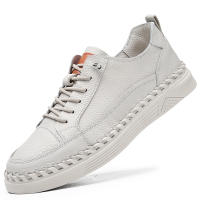 Primera capa de cuero de vaca zapatos de los hombres zapatos de cuero 2025 de los hombres de cuero genuino hechos a mano zapatos casuales de un pedal de cuero suave suela suave zapatos Doudou. - details 29