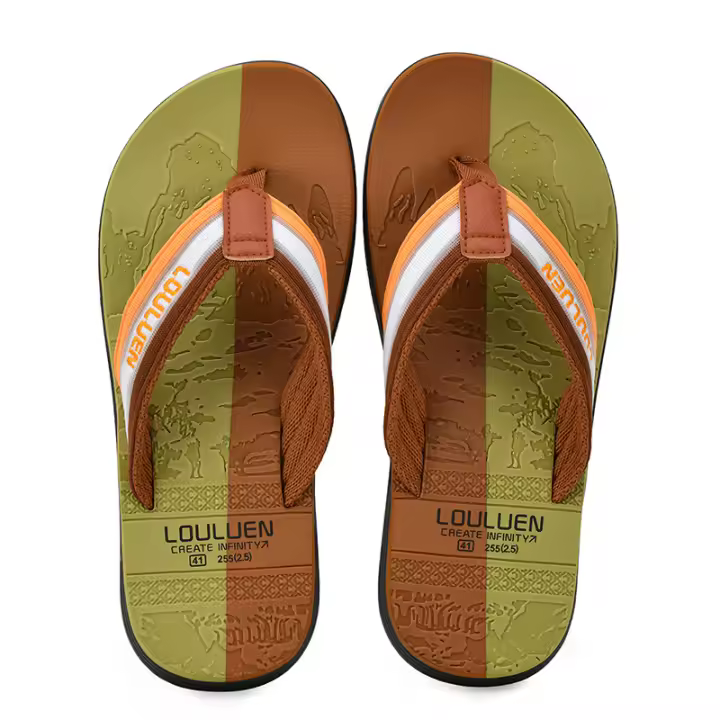 Nuevas chanclas de los hombres zapatillas de verano de los hombres antideslizante tendencia de la moda de la playa al aire libre zapatillas frescas - 1