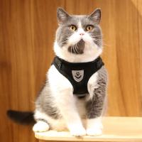 Arnes y correa ajustables y transpirables para mascotas Chaleco a prueba de Escape para gatos - details 10