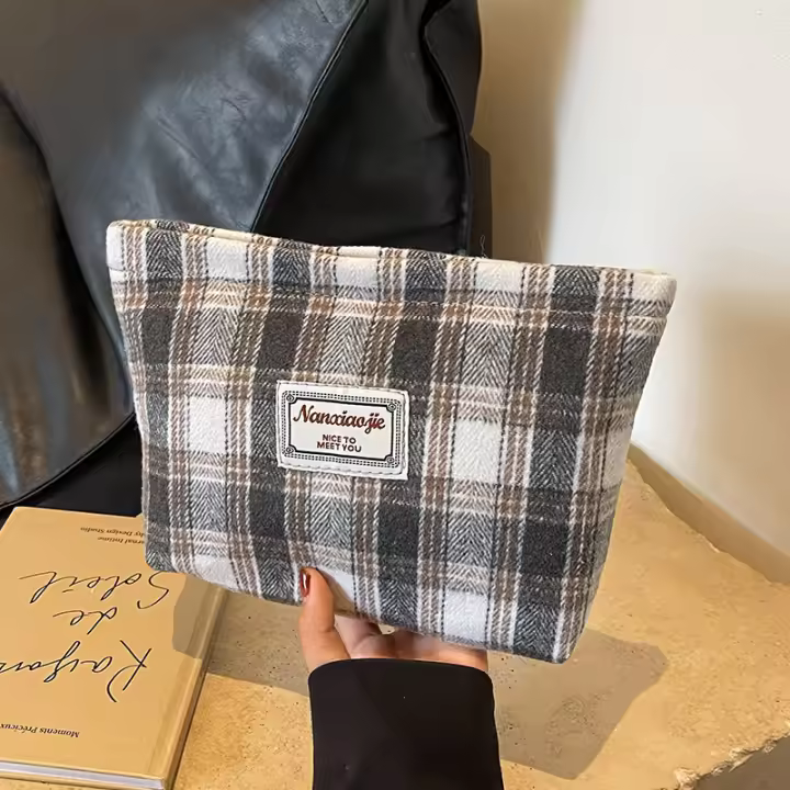 Bolsa de maquillaje portátil modelo nuevo 2025 - Gran capacidad - Adecuada para salidas y viajes de estudiantes - Bolsa de almacenamiento para baño y cosméticos - 1