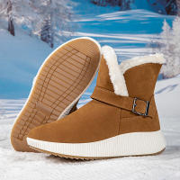 Botas de nieve para mujer, botines clásicos con forro de piel, suela antideslizante, ligeros, cómodos, cálidos, para exteriores, Invierno - details 1
