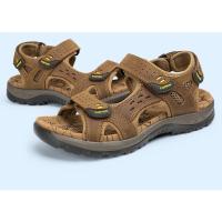 Nueva moda, zapatos de ocio de verano para hombre, sandalias de playa, sandalias de cuero genuino de alta calidad, sandalias suaves de talla grande para hombre, talla 38-48 - details 5