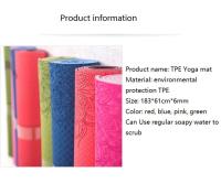 Alfombrilla Deportiva de Gimnasia Dature TPE 6mm Yogamat de Equilibrio con Bolsa de Yoga - details 1