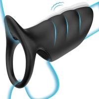 Leten-vibrador para adultos, juguete sexual para hombres, anillo vibrador, extensor, estimulador del punto G, funda potenciadora masculina - details 1