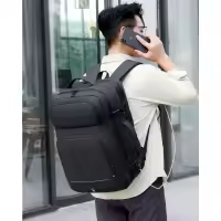 Mochila expandible para ordenador portátil de 17 pulgadas para hombre, bolsa impermeable para Notebook, mochila escolar USB, bolsa de viaje deportiva para hombre - details 15