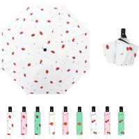 Paraguas de viaje plegable de verano, paraguas a prueba de viento, paraguas para sol y lluvia, paraguas impermeable y anti UV para mujeres y hombres, automático - details 17