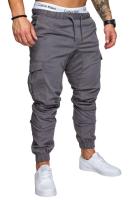 Pantalones deportivos elásticos sueltos para hombre con encaje, pantalones con entrepierna abierta, moda casual - details 9