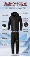 Chaqueta de Veler de Impermeable Cálida de Viento Traje Suave para Hacer Pesca al Aire Libre en Otoño e Invierno para Hombres y Mujeres - details 5