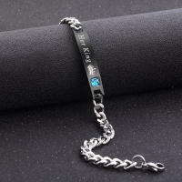 Pulseras de pareja de acero inoxidable para hombres y mujeres, conjunto de joyería a juego, regalo para amante, su Reina, su Rey - details 10