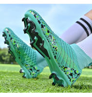 Botas de fútbol para hombre, botines de fútbol TF/FG, zapatos de entrenamiento resistentes al desgaste para niños, zapatillas antideslizantes para exteriores, talla 34-45 - details 13