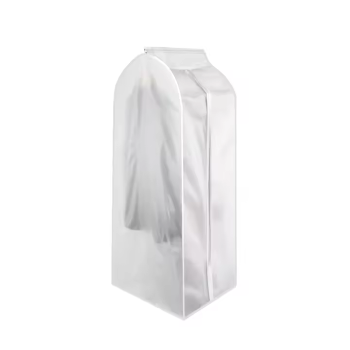 Bolsas Colgantes para Ropa Protector Translúcido PEVA para Armario con Cierre de Cremallera Resistente a Polvo y Humedad Protector para Ropa en Casa - 1