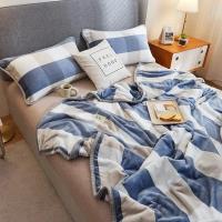 Manta clásica a cuadros para sofá, mantón para siesta, cojín para sofá, aire acondicionado, oficina, primavera y verano - details 13