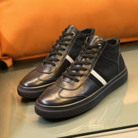 Zapatos altos de cuero zapatos de algodón térmico de terciopelo de estilo británico para hombres - details 1