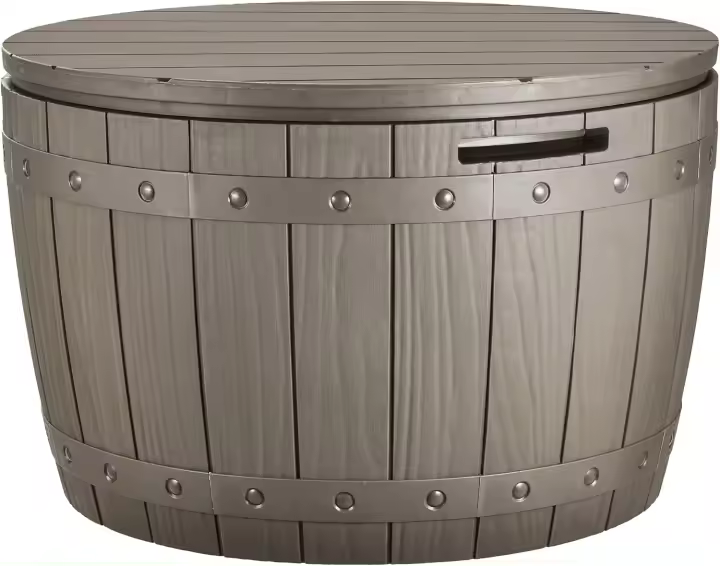 Arcón de Ordenación Exterior 127L, Caja de Almacenamento de Jardín para Exteriores Muebles de Patio Piscina Material - 1