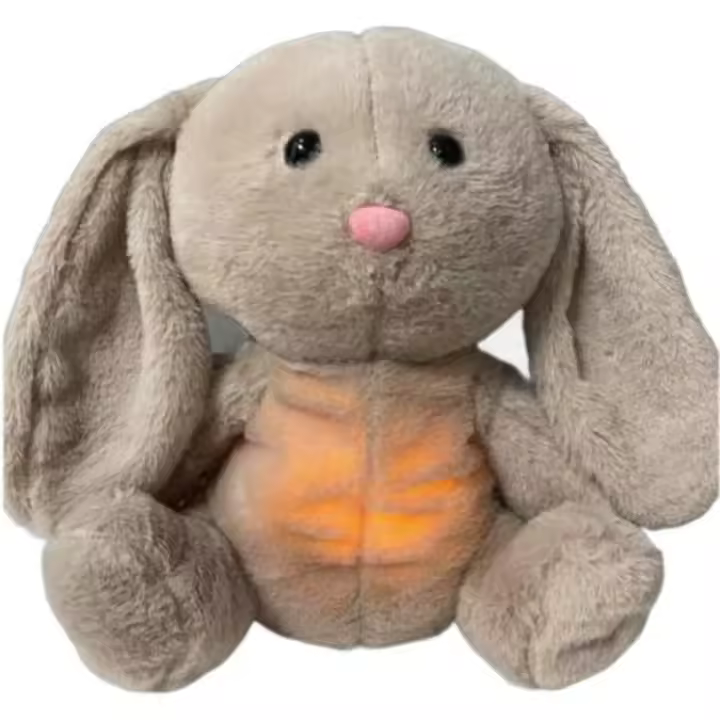 Conejo Peluche que Respira y Baila Juguete de Dormir para Bebé con Luzes y Movimientos - 1
