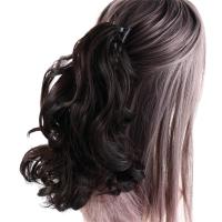 Aumento sintético del volumen del cabello, extensión de cabello, pinza de garra Natural, cola de caballo, cola de caballo ondulada corta, peluca de cola de caballo, peluca de media cola de caballo - details 15