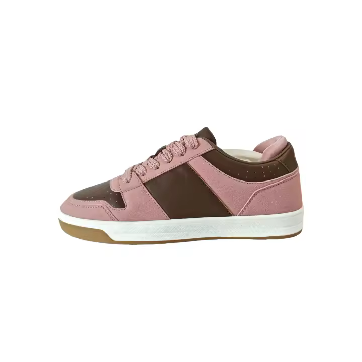 Zapatos de skate de verano y otoño para mujer, forro de malla informal juvenil transpirable blanco, plataforma para correr moderna y moderna - 1