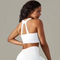 Sujetador deportivo a prueba de golpes para mujer, camiseta sin mangas para correr, ropa interior sexy para fiesta y yoga - details 25