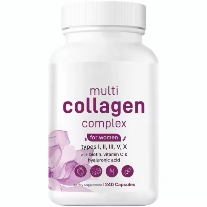 Cápsulas de Colágeno 240 Cápsulas Cápsulas de Colágeno Múltiple - 1