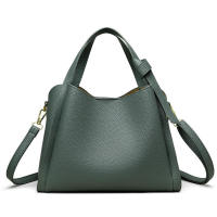 Bolso de hombro de gran capacidad para mujer, bolso de mensajero portátil, estilo Retro, moderno, Simple, nueva textura - details 10