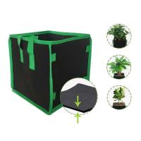 Bolsa cuadrada de crecimiento hortícola de plántulas ETA deportiva no tejida, cubo para plantar plantas de jardín interior y exterior - details 7
