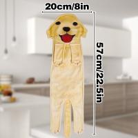 Toallas de mano creativas para perros de dibujos animados, toalla colgante absorbente suave de 60cm, toallas de animales simuladas de secado rápido engrosadas - details 2
